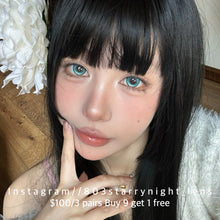 將圖片載入圖庫檢視器 現貨 爆改人魚🩵  Tina 藍色 blue 14.50mm 半年拋 (兩片裝) 🎀可預訂請撳度數選項中最下🎀 ✨$100/3對✨