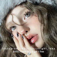 將圖片載入圖庫檢視器 現貨 黑化蘑菇🩶 clamido 灰色 gray 14.20mm 年拋 (兩片裝) 🎀可預訂請撳度數選項中最下🎀 ✨$100/3對✨