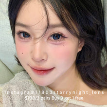 將圖片載入圖庫檢視器 現貨 星球居民💙   Thestarlens 藍色 BLUE 14.50mm 年拋 (兩片裝)🎀可預訂請撳度數選項中最下🎀 ✨$100/3對✨