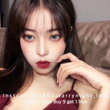 將圖片載入圖庫檢視器 現貨 俄羅斯女孩藍🇷🇺💙 買完不補❗️  clamido 藍色 Blue 14.0mm 年拋(兩片裝)✨$100/3對✨