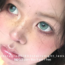 將圖片載入圖庫檢視器 現貨 大蘿莉藍 ovolook 綠色 藍色 blue green 14.50mm 半年拋 (兩片裝) 🎀可預訂請撳度數選項中最下🎀 ✨$100/3對✨