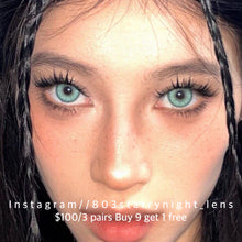 將圖片載入圖庫檢視器 新品預訂✨  野蠻生長綠💚 af 綠色 green 14.5mm 年拋(兩片裝)🎀可預訂請撳度數選項中最下🎀 ✨$100/3對✨