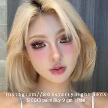 將圖片載入圖庫檢視器 新品預訂✨撒旦金棕🤎💛 Tina 棕色 brown 14.20mm 半年拋 (兩片裝) 🎀可預訂請撳度數選項中最下🎀 ✨$100/3對✨