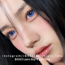 將圖片載入圖庫檢視器 新品預訂✨霓虹幽紫藍💙 Tina 藍色 blue 14.20mm 半年拋 (兩片裝) 🎀可預訂請撳度數選項中最下🎀 ✨$100/3對✨