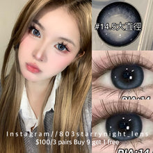 將圖片載入圖庫檢視器 現貨 海灰蘇打藍 💙 Tina 藍色 blue 14.50mm 半年拋 (兩片裝) 🎀可預訂請撳度數選項中最下🎀 ✨$100/3對✨