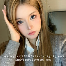 將圖片載入圖庫檢視器 現貨 海灰蘇打藍 💙 Tina 藍色 blue 14.50mm 半年拋 (兩片裝) 🎀可預訂請撳度數選項中最下🎀 ✨$100/3對✨