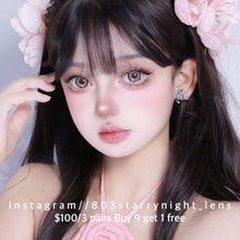 將圖片載入圖庫檢視器 現貨 月光小狗🐶🤎 af queen 啡色 brown 14.50mm 年拋 (兩片裝) 🎀可預訂請撳度數選項中最下🎀 ✨$100/3對✨