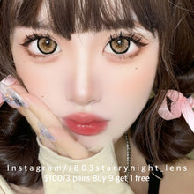 將圖片載入圖庫檢視器 新品預訂✨ 復古楓糖🤎 af 啡色 brown 14.50mm 年拋 (兩片裝) 🎀可預訂請撳度數選項中最下🎀 ✨$100/3對✨