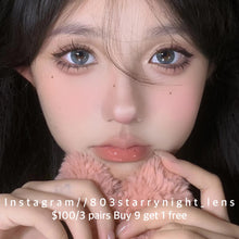 將圖片載入圖庫檢視器 現貨 水墨丹寧🩵 Clamido藍色 綠色 green blue 14.20mm 年拋 (兩片裝) 🎀可預訂請撳度數選項中最下🎀 ✨$100/3對✨