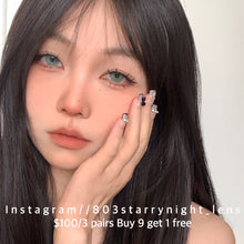 將圖片載入圖庫檢視器 現貨 紐約綠💚af queen 綠色 green 14.50mm 年拋 (兩片裝) 🎀可預訂請撳度數選項中最下🎀