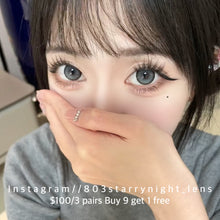 將圖片載入圖庫檢視器 現貨 露露黑松🩶 afqueen 灰色 gray 14.50mm 年拋 (兩片裝) 🎀可預訂請撳度數選項中最下🎀 ✨$100/3對✨