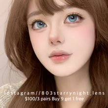 將圖片載入圖庫檢視器 現貨  閃光薄荷💚🩵 af Queen 綠色 藍色 blue  green 14.00mm 年拋 (兩片裝) 🎀可預訂請撳度數選項中最下🎀 ✨$100/3對✨