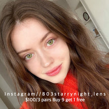 將圖片載入圖庫檢視器 現貨 美杜莎綠💚 ovo 綠色 green 14.20mm 半年拋 (兩片裝) 🎀可預訂請撳度數選項中最下🎀 ✨$100/3對✨