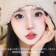 將圖片載入圖庫檢視器 現貨 酒釀甜心🤎 AfQueen 啡色 brown 14.50mm 年拋 (兩片裝) 🎀可預訂請撳度數選項中最下🎀 ✨$100/3對✨