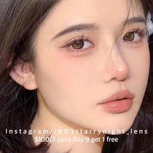 將圖片載入圖庫檢視器 現貨 小金條🤎 ovo 啡色 brown 14.20mm 半年拋 (兩片裝) 🎀可預訂請撳度數選項中最下🎀 ✨$100/3對✨