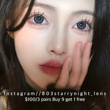 將圖片載入圖庫檢視器 新品預訂✨ 純欲熊貓🐼 thestarlens 灰色 gray 14.50mm 年拋 (兩片裝) 🎀可預訂請撳度數選項中最下🎀 ✨$100/3對✨