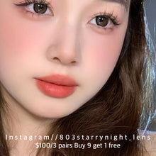 將圖片載入圖庫檢視器 新品預訂✨ 赫本黛黑🖤 af 黑色 black 14.20mm 年拋 (兩片裝) 🎀可預訂請撳度數選項中最下🎀 ✨$100/3對✨