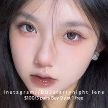 將圖片載入圖庫檢視器 新品預訂✨ 草莓晶 ovo 棕色 brown 14.20mm 半年拋 (兩片裝) 🎀可預訂請撳度數選項中最下🎀 ✨$100/3對✨