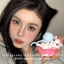 將圖片載入圖庫檢視器 現貨 夜吻維納斯🩵 af queen 藍色 blue 14.50mm 年拋 (兩片裝) 🎀可預訂請撳度數選項中最下🎀 ✨$100/3對✨