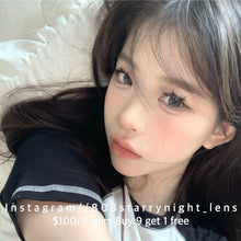 將圖片載入圖庫檢視器 現貨 黑莓🩶 AfQueen 灰色 gray 14.50mm 年拋 (兩片裝) 🎀可預訂請撳度數選項中最下🎀 ✨$100/3對✨