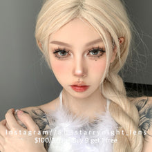 將圖片載入圖庫檢視器 現貨 薄荷種子💚 Tina 灰色 gray 14.20mm 半年拋 (兩片裝) 🎀可預訂請撳度數選項中最下🎀 ✨$100/3對✨