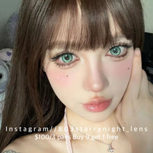 將圖片載入圖庫檢視器 新品預訂✨ 亞洲歐巴💚 af 綠色 green 14.50mm 年拋 (兩片裝) 🎀可預訂請撳度數選項中最下🎀 ✨$100/3對✨