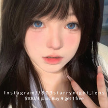 將圖片載入圖庫檢視器 現貨 醬醬藍莓🫐 af queen 藍色 blue 14.50mm 年拋 (兩片裝)🎀可預訂請撳度數選項中最下🎀 ✨$100/3對✨