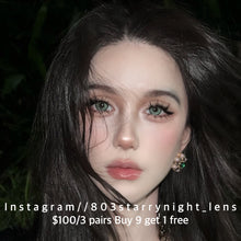 將圖片載入圖庫檢視器 現貨 納吉尼蛇女💚 Clamido 綠色 green 14.20mm 年拋 (兩片裝) 🎀可預訂請撳度數選項中最下🎀 ✨$100/3對✨