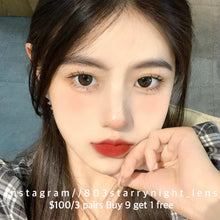 將圖片載入圖庫檢視器 現貨 搖籃曲🩶 AfQueen灰色 gray 14.50mm 年拋 (兩片裝) 🎀可預訂請撳度數選項中最下🎀 ✨$100/3對✨