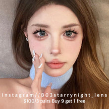 將圖片載入圖庫檢視器 現貨 晴空夜幕💙 ovolook 藍色 blue 14.50mm 半年拋 (兩片裝) 🎀可預訂請撳度數選項中最下🎀 ✨$100/3對✨