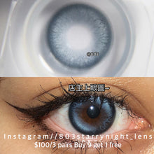 將圖片載入圖庫檢視器 現貨 來古冰川🩵Ovo藍色 blue 14.20mm 半年拋 (兩片裝) 🎀可預訂請撳度數選項中最下🎀 ✨$100/3對✨