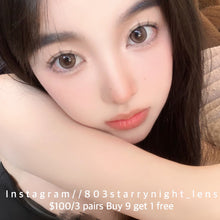 將圖片載入圖庫檢視器 現貨 小作者🤎 afqueen 啡色 brown 14.20mm 年拋 (兩片裝) 🎀可預訂請撳度數選項中最下🎀 ✨$100/3對✨