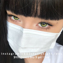 將圖片載入圖庫檢視器 現貨 暗夜森林 ovolook 綠色 green 14.20mm 半年拋 (兩片裝) 🎀可預訂請撳度數選項中最下🎀 ✨$100/3對✨