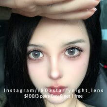 將圖片載入圖庫檢視器 現貨 權利白茶🩶 af queen 灰色 gray 14.50mm 年拋 (兩片裝) 🎀可預訂請撳度數選項中最下🎀 ✨$100/3對✨