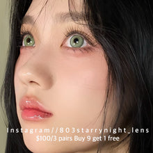 將圖片載入圖庫檢視器 現貨 金龍魚綠💚 Tina 綠色 green 14.50mm 半年拋 (兩片裝) 🎀可預訂請撳度數選項中最下🎀 ✨$100/3對✨