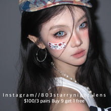 將圖片載入圖庫檢視器 新品預訂✨ 深海幽靈🩵 af 藍色 blue 14.50mm 年拋 (兩片裝) 🎀可預訂請撳度數選項中最下🎀 ✨$100/3對✨