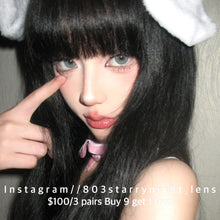 將圖片載入圖庫檢視器 現貨 大蘿莉藍 ovolook 綠色 藍色 blue green 14.50mm 半年拋 (兩片裝) 🎀可預訂請撳度數選項中最下🎀 ✨$100/3對✨