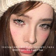 將圖片載入圖庫檢視器 現貨 惡魔女🩶 af Queen 灰色 gray 14.00mm 年拋 (兩片裝) 🎀可預訂請撳度數選項中最下🎀 ✨$100/3對✨