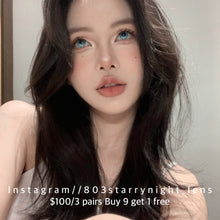 將圖片載入圖庫檢視器 新品預訂✨  反光燈藍🩵 thestarlens 藍色 Blue 14.20mm 半年拋 (兩片裝) 🎀可預訂請撳度數選項中最下🎀 ✨$100/3對✨