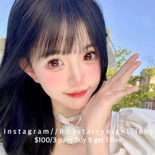 將圖片載入圖庫檢視器 現貨 梅子氣泡水🥤🤎 af queen 啡色 brown 14.50mm 年拋 (兩片裝) 🎀可預訂請撳度數選項中最下🎀 ✨$100/3對✨