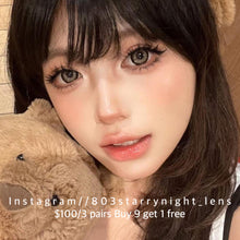 將圖片載入圖庫檢視器 新品預訂✨  赫拉歐珀🤎 af 啡色 brown 14.50mm 年拋 (兩片裝) 🎀可預訂請撳度數選項中最下🎀 ✨$100/3對✨