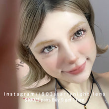 將圖片載入圖庫檢視器 現貨 泰式奶茶🩶 afqueen 灰色 gray 14.50mm 年拋 (兩片裝)🎀可預訂請撳度數選項中最下🎀 ✨$100/3對✨