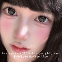 將圖片載入圖庫檢視器 新品預訂✨thestarlens 炸毛小貓🐈🖤 14.5mm 黑色 black 半年拋(兩片裝)🎀可預訂請撳度數選項中最下🎀 ✨$100/3對✨