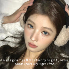 將圖片載入圖庫檢視器 現貨 晴空夜幕💙 ovolook 藍色 blue 14.50mm 半年拋 (兩片裝) 🎀可預訂請撳度數選項中最下🎀 ✨$100/3對✨