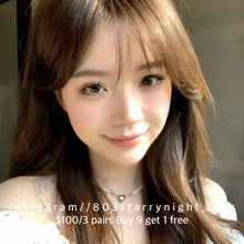 將圖片載入圖庫檢視器 新品預訂✨ 花田烏龍🤎 af 啡色 brown 14.20mm 年拋 (兩片裝) 🎀可預訂請撳度數選項中最下🎀 ✨$100/3對✨