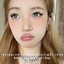 將圖片載入圖庫檢視器 現貨 暗夜森林 ovolook 綠色 green 14.20mm 半年拋 (兩片裝) 🎀可預訂請撳度數選項中最下🎀 ✨$100/3對✨