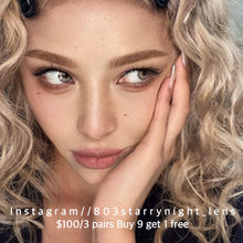 將圖片載入圖庫檢視器 新品預訂✨ 苦薔薇🤎 Clamido 啡色 brown 14.20mm 年拋 (兩片裝) 🎀可預訂請撳度數選項中最下🎀 ✨$100/3對✨