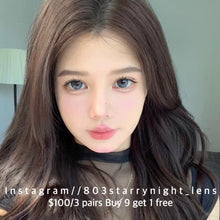 將圖片載入圖庫檢視器 現貨 椰子氣泡水 af Queen 灰色 gray 14.50mm 年拋 (兩片裝) 🎀可預訂請撳度數選項中最下🎀 ✨$100/3對✨