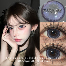 將圖片載入圖庫檢視器 新品預訂✨ 夏日螢光紫💜 af 紫色 purple 14.5mm 年拋(兩片裝)🎀可預訂請撳度數選項中最下🎀 ✨$100/3對✨