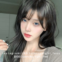 將圖片載入圖庫檢視器 新品預訂✨霓虹幽紫藍💙 Tina 藍色 blue 14.20mm 半年拋 (兩片裝) 🎀可預訂請撳度數選項中最下🎀 ✨$100/3對✨